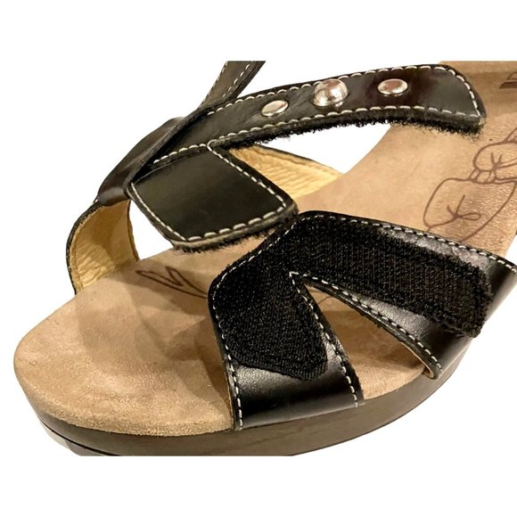 ROMIKA Black Jamaica Studded Nancy 02 COMFORT Block Heel SANDALS Sz 9/ MSRP $130 - Picture 9 of 16